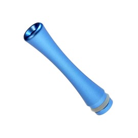 Armerah Stalk Jr 510 Drip Tip eCig Mouthpiece Long/Narrow Aluminium ePipe Single Blue