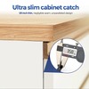 4 Pack Ultra Thin Cabinet Door Magnets Stick on Cabinet