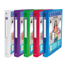 Elba - 100211066 Polyvision Ring Binder Customizable Back 30mm Polypropylene Translucent A4 Random Color