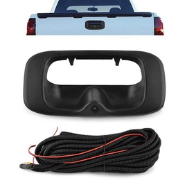 Rear View Camera Backup Back Up Tailgate Door Handle Camera Compatible with Select Chevy 1999-2006 Silverado Sierra 1500 1500 HD 2500 2500 HD 3500 2007 Classic More in Description