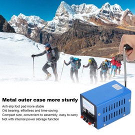 Bewinner F20 Portable Hand Crank Generator, 3V-15V Dual USB Ports Manual Emergency Generators Charger for Outdoor Camping Survival, 20W Large Outpu