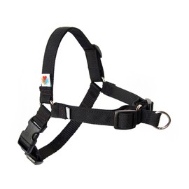 Wildebeest No Pull Dog Harness | Comfortable Training Harnesses | Effective No Pull Harness Design | Ideal for Small Dog and Puppy | 4-Point Adjustable (XS - 15~20 inch Girth, Black)