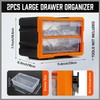 HORUSDY 36-Drawer Durable Screw Organizer, Small Parts Organizer for Hardware,