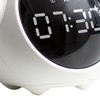 Expression Clock Cute Dog Shape Multifunctional LED Digital Alarm Clock