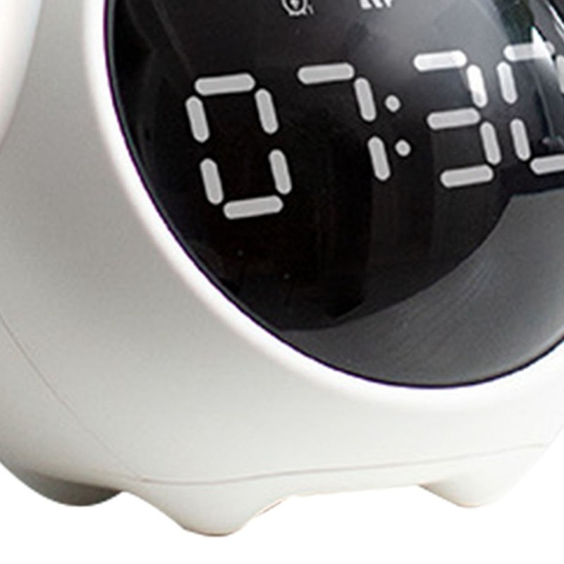 Expression Clock Cute Dog Shape Multifunctional LED Digital Alarm Clock