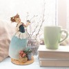 Victorian Girl Resin Ornament Exquisite Cute Stable Desktop Resin Handicraft
