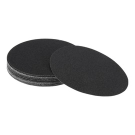 X AUTOHAUX Sandpaper Hook & Loop Sanding Sheets 200x200mm Black 60 Grit Efficient Grinding and Polishing Automobile Manufacturing and Repair Metal Processing