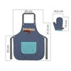 Emily´s Check Kitchen Rocket Kitchen Apron & Oven Glove for