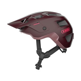 ABUS MTB Helmet MoDrop - robust bike helmet with good ventilation for mountain bikers - individual fit - unisex - dark red, size L