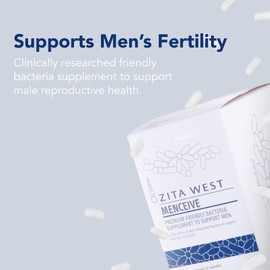 Zita West Zita West Menceive Supplement C Premium Friendly Bacteria Supplement for Men to Support Pre-Conception, 21 Vegan Capsules