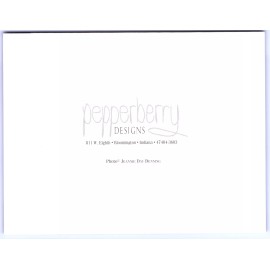 Pepperberry Designs Lot of 10 Greeting Cards Farm Scene Barn Wagon Wheel & Bucket Wilson Mills NC