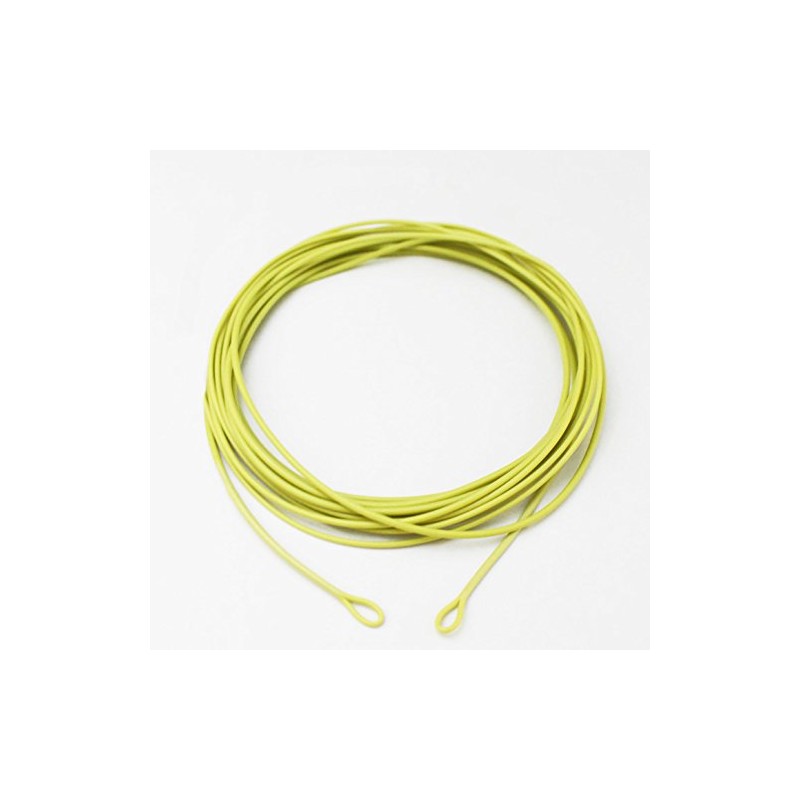 river peak Trout Tip Braided Core (Khaki, Intermediate 5ft 20LB)