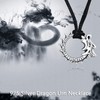 POPLYKE Cremation Urn Necklaces for Ashes Sterling Silver Urn Necklace