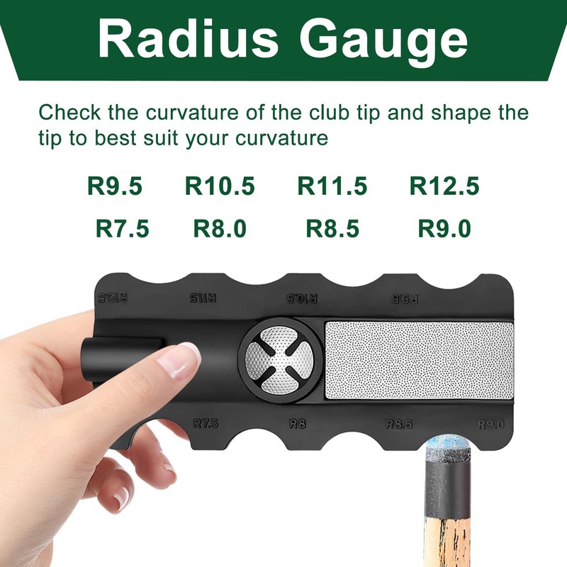 5 in1 Cue Tip Shaper, Snooker Cue Tip Shaper Tool,