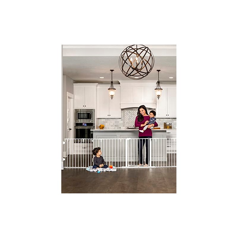 Regalo 130-Inch Super Wide Adjustable Baby Gate and Play Yard,