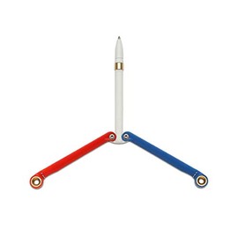 Spyderco BaliYo Twin Handled High Performance Heavy Duty Pen - Red/White/Blue - YUS100