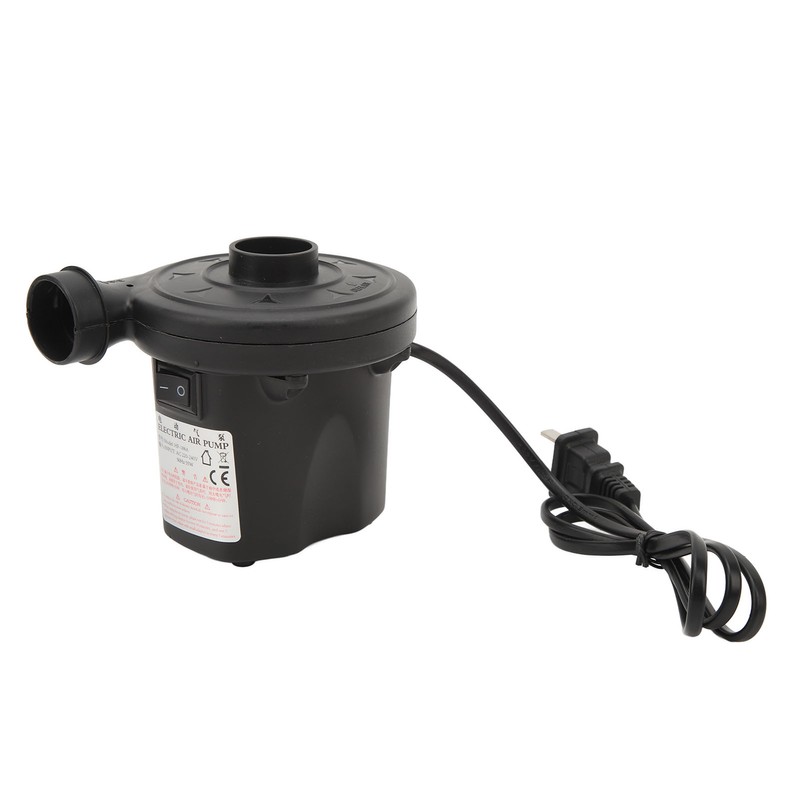 Electric Air Pump Portable Quick Fill Air Mattress Pump with