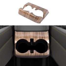 CheroCar Rear Cup Holder Panel Trim Cover Accessories Armrest Box Center Console Cup Holder Interior Accessories Fit for Colorado/GMC Canyon 2023 2024 2025+ Interior Accessories