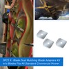 HQPARRTS 3PCS X- Blade Dual Mulching Blade Adapters Kit w/o