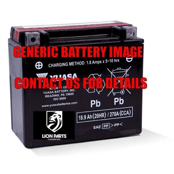 BikeMaster Performance Maintenance Free Battery For Husaberg FX 501 E