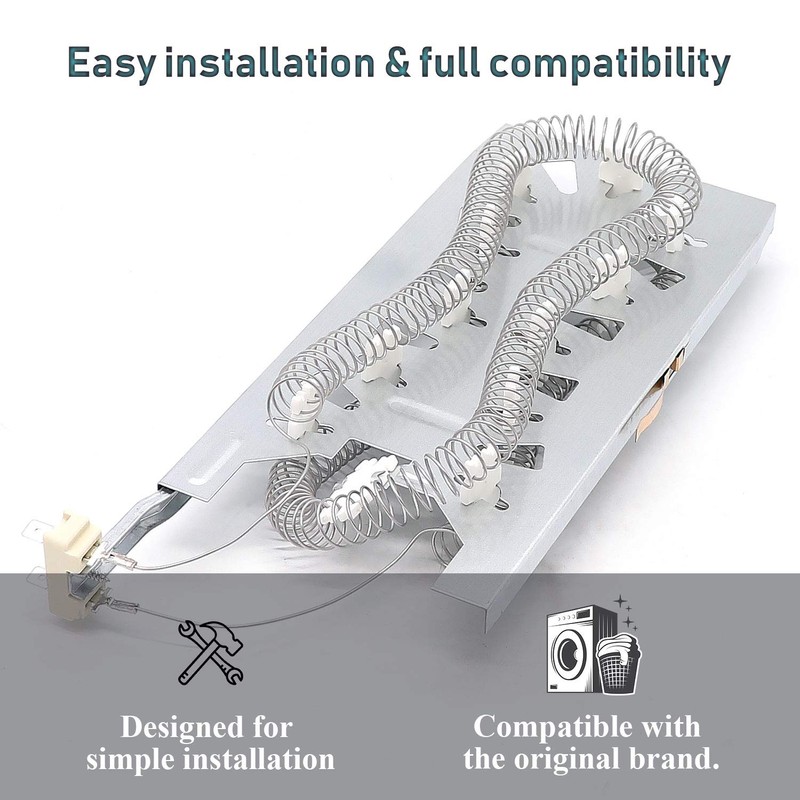 3387747 Dryer Heating Element Assembly by Beaquicy - Replacement for