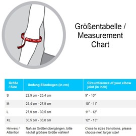 LP Support 724 Basic Ellenbogenbandage, Größe:XL, Farbe:schwarz