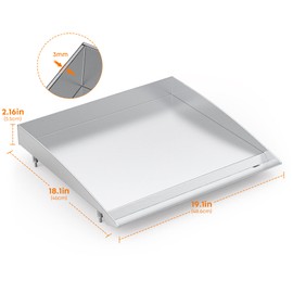Stanbroil Stainless Steel Griddle Top for Royal Gourmet GD401 GD402 GD403 Grill and Griddle Combo