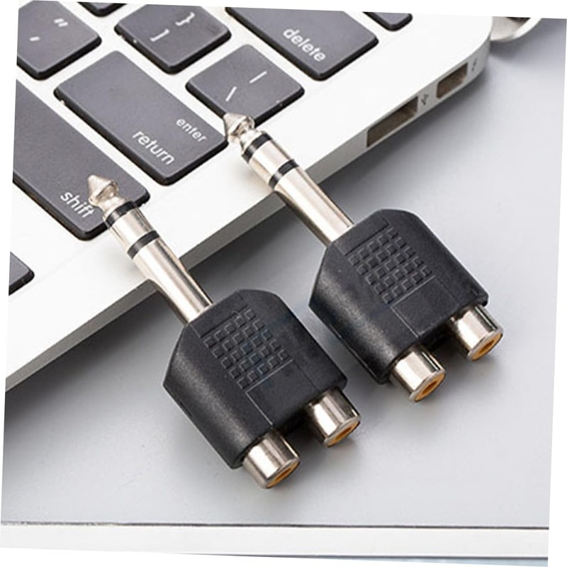 Levemolo 3pcs RCA to Adapter Y Splitter for Subwoofer Speakers