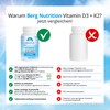 Berg Nutrition Vitamin D3 5,000 IU + 200 μg K2