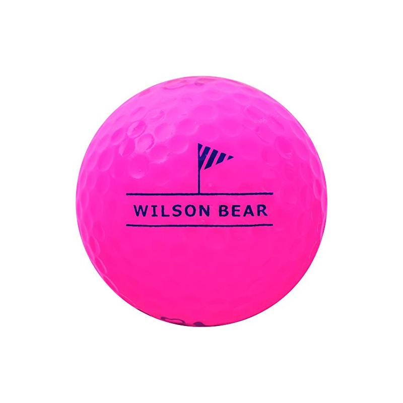 Wilson (ウイルソン) Golf Ball BEAR4 Dozen Pink