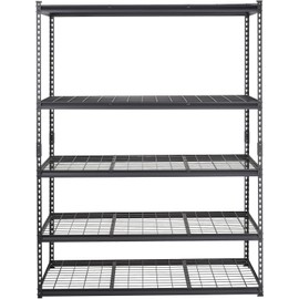 Garage Shelving, 5 Tire Storage Shelving Heavy Duty Garage Shelves 3000LBS Load Bearing, Full Metal Shelving Units, Durable Construction, Adjustable Shelves, Easy Assembly, 60''W x 24''D x 78''H