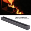 Graphite Ingot Mold Bar Slot Gold Silver Copper Aluminum Melting