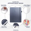 Clever Fox Appointment Book – Hourly Schedule Planner with 15-Minute