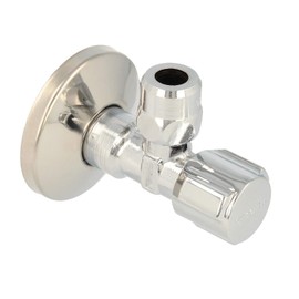 Schell Comfort Corner Regulating Valve 1/2 Inch with Length Compensation 3/8 Inch x 10 mm Set of 2