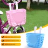 Kids Bike Basket - Cute Bicycle Front Handlebar Basket for