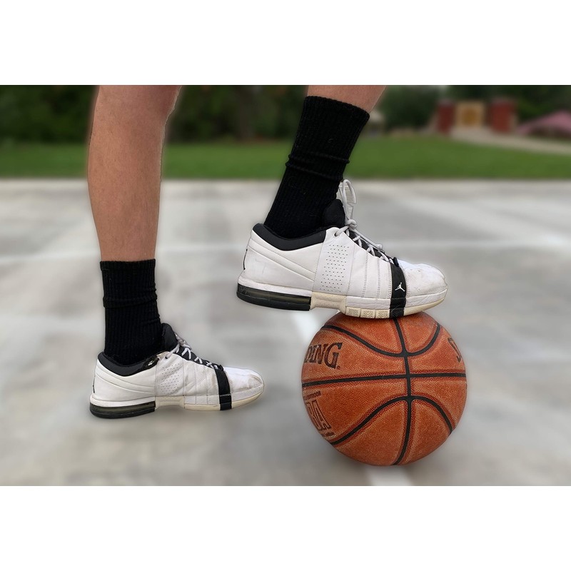 TCK Performance Basketball Socks 3 Pack Crew (Black, Medium)