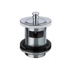 Wirquin 30120609 1.25" Brass Basin Waste Anti-Vandal Plug, Slotted