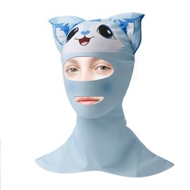 Dive Hood Animal | Cat Ear Scuba Hood | Cartoon Animal Dive Hood for Underwater Adventures, Wetsuit Hood for Enhanced Swimming Experience