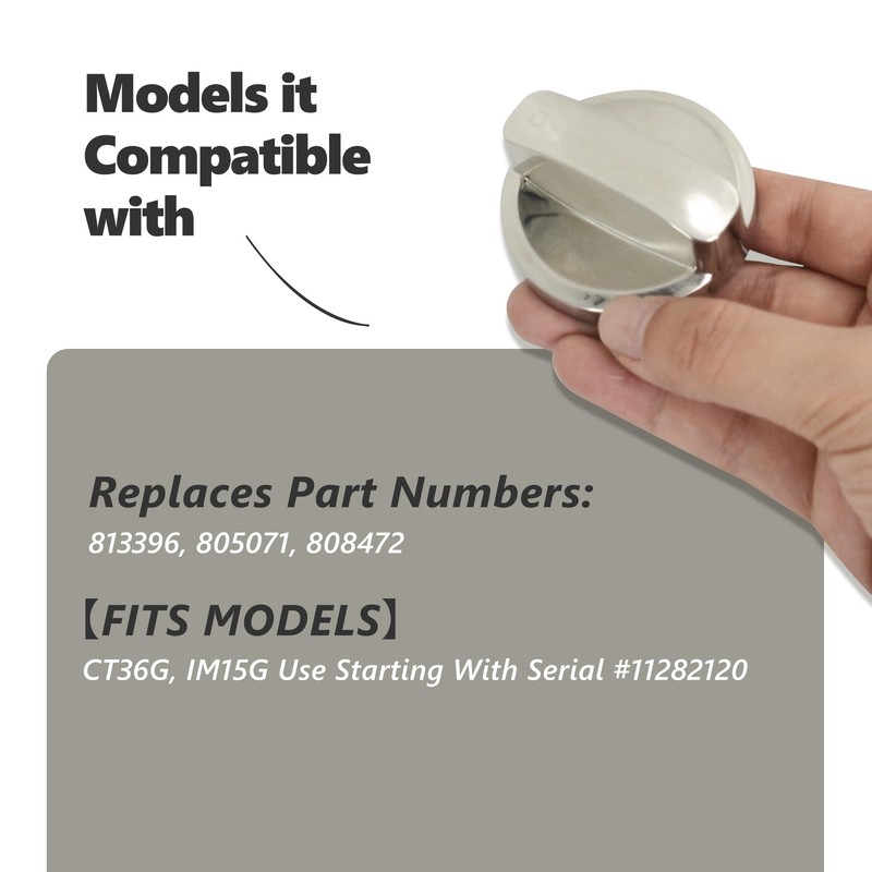 ZNTVW 813396 Stove Knob Dial Gas Control Assembly Compatible with