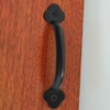 12 Pcs Barn Door Handles, 3.2 Inch Hole Center, Black