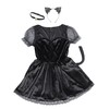 Clearstone Cherries Closet, Cosplay, Halloween, Black Cat, Women's, Black