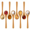 jiebor 30Pcs Mini Small Wooden Spoons Tiny Wood Spoons Bulk