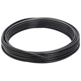 Nippon PISCO UB 0640-20-B Polyurethane Tube, Black, Total Length: 66.4 ft (20 m), Tube Outer Diameter x Inner Diameter: 0.2 x 0.2 inches (6 x 4 mm)