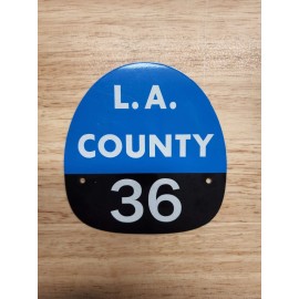 LA COUNTY 36 FIRE HELMET SHIELD