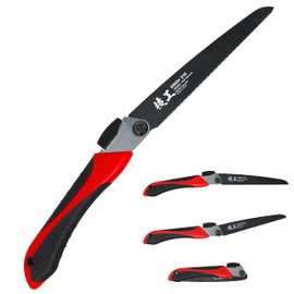 KAKURI Japanese Saw Folding for Metal Cutting & PVC Cutting 8-1/4", Japanese Folding Saw, Made in JAPAN Quality Japanese Steel Blade (40793)