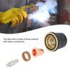 12Pcs Nozzle Electrode Kit Brass Plasma Torch Electrode Nozzle Tip
