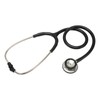 Medical Stethoscope Dual Head Clear Transmission Soft Ear Plugs Stainless