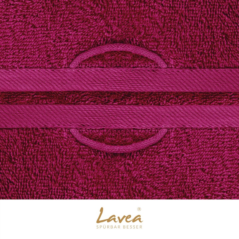 Lavea Elena Terry Towel Set of 10 Flannel 30 x
