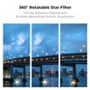 K&F CONCEPT 82mm Star Filter 6 Points Cross Short Ray