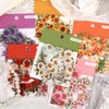 120 Blätter Blume Sticker Set PET Blumensticker Scrapbook Zubehör Bunte
